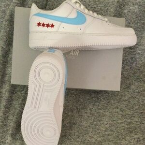 Nike Air Force 1’s Men’s with custom paint by MD Custom Drip